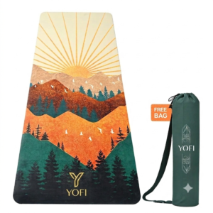 Premium Natural Rubber Yoga Mat - 6mm, Arabian Morning