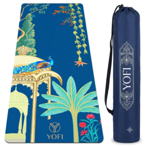 Royal Peacock Art Premium Printed Yoga Mat