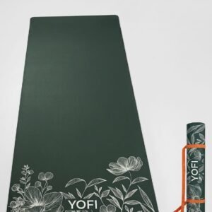 Floral Printed Non-Slip Yoga Mat with Dual-Sided Grip